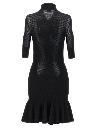 Shop Off-white 'net Arrow' Dress In Black