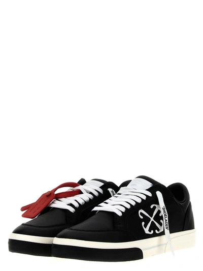 Shop Off-white 'new Low Vulcanized' Sneakers In White/black