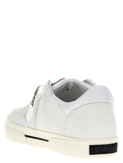 Shop Off-white 'new Low Vulcanized' Sneakers In White/black