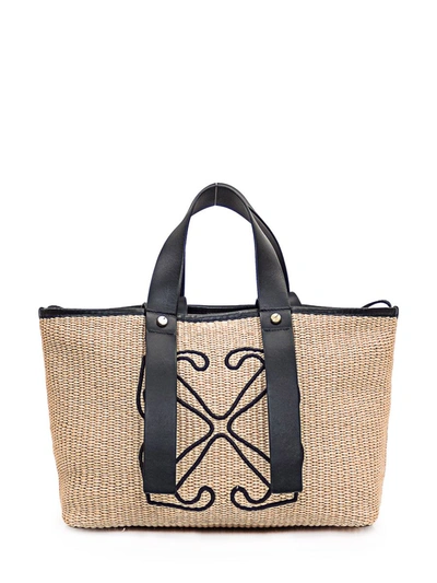Shop Off-white Day Off Tote Bag In Beige