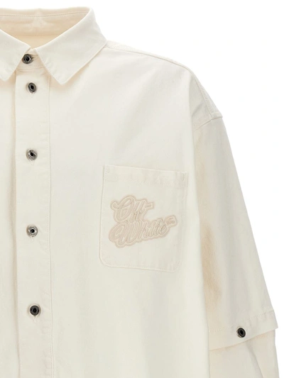 Shop Off-white Denim Overshirt