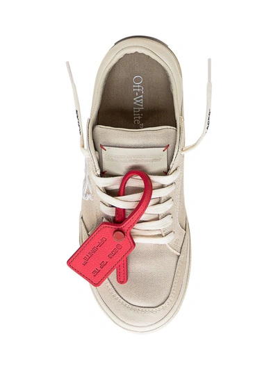 Shop Off-white Low Sneaker New Vulcanized In Beige