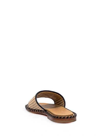 Shop Off-white Sandal With Arrow Pattern In Beige