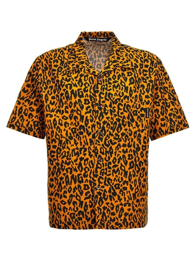 Shop Palm Angels 'cheetah' Shirt In Multicolor