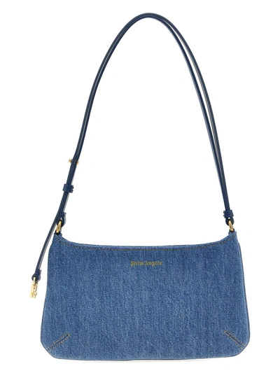 Shop Palm Angels 'giorgina' Shoulder Bag In Blue