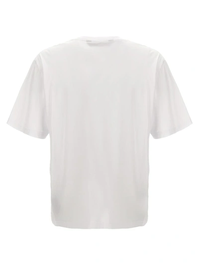 Shop Palm Angels 'logo' T-shirt In White/black