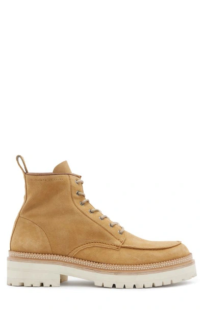 Shop Allsaints Jacques Western Boot In Tan