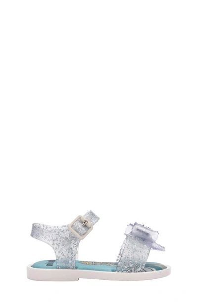 Mini Melissa X Disney Mar Jelly Sandal In Clear Glit