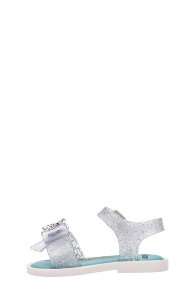 Mini Melissa X Disney Mar Jelly Sandal In Clear Glit