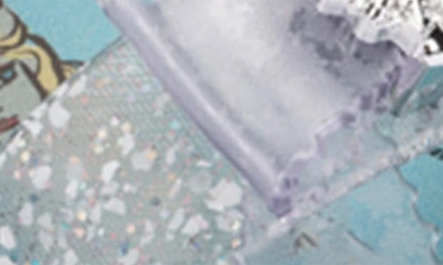 Mini Melissa X Disney Mar Jelly Sandal In Clear Glit
