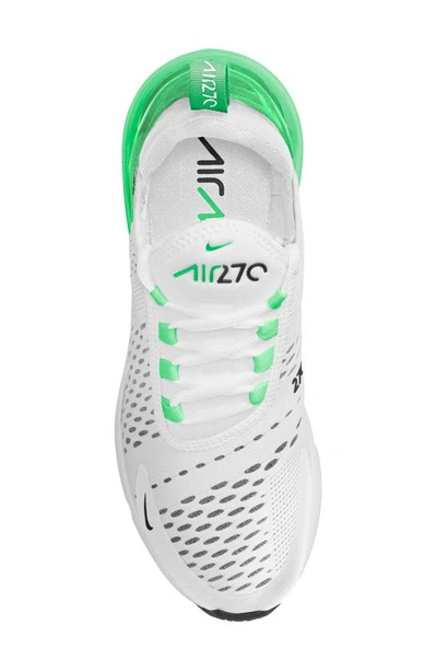 Shop Nike Air Max 270 Sneaker In White/ Green Shock-white-black