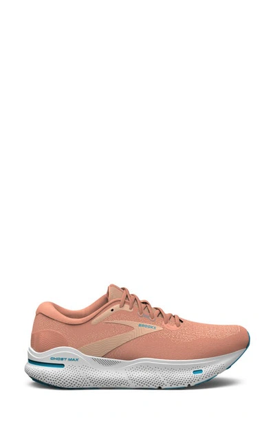 Shop Brooks Ghost Max Running Shoe In Papaya/ Apricot/ Blue