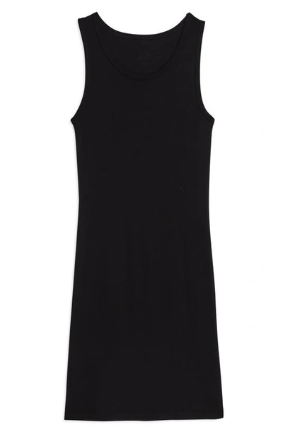 Shop Helmut Lang Scoop Neck Tank Dress In Black