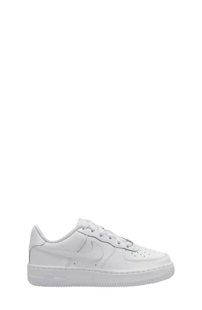 Shop Nike Kids' Air Force 1 Sneaker In White/ White/ White/ White