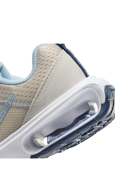 Shop Nike Kids' Air Max Intrlk Lite Sneaker In Light Orewood Brown/ Navy