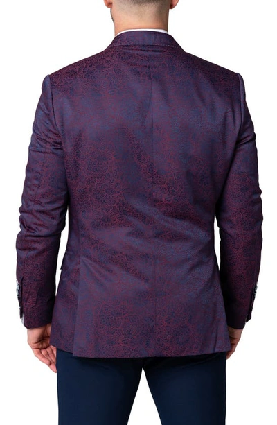 Maceoo Men's Blazer Socrates Moxy Multi In Blue Multi
