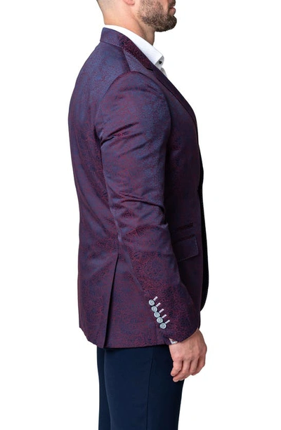 Maceoo Men's Blazer Socrates Moxy Multi In Blue Multi