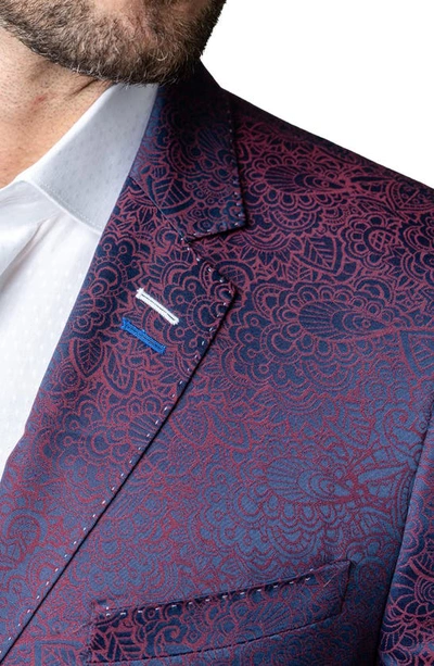 Maceoo Men's Blazer Socrates Moxy Multi In Blue Multi