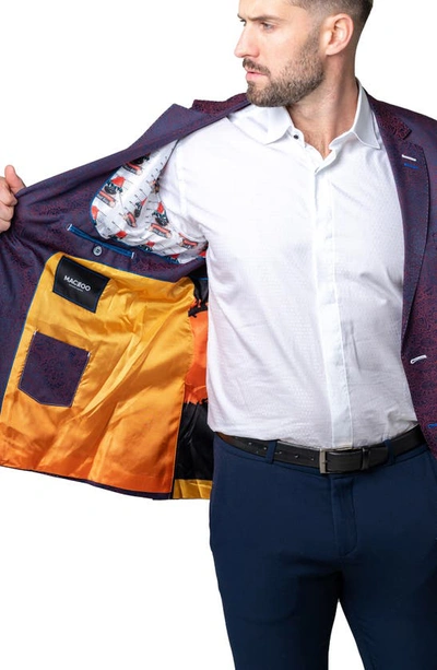Maceoo Men's Blazer Socrates Moxy Multi In Blue Multi