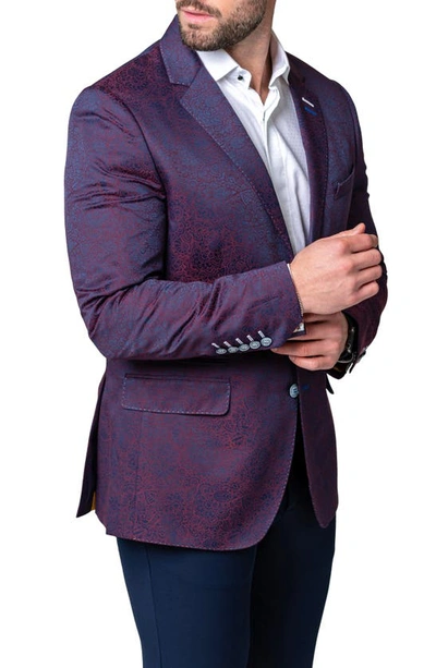 Maceoo Men's Blazer Socrates Moxy Multi In Blue Multi