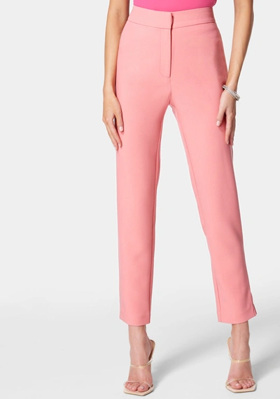 Shop Bebe High Waist Slim Leg Pant In Peony