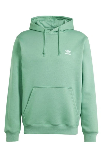 Shop Adidas Originals Essential Pullover Hoodie In Preloved Green