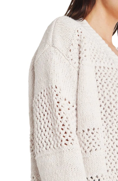 Shop Splendid Rina Long Open Front Cardigan In Moonstone