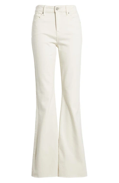 Hidden Jeans Sea Salt Clean Cut High Waist Flare Jeans In White