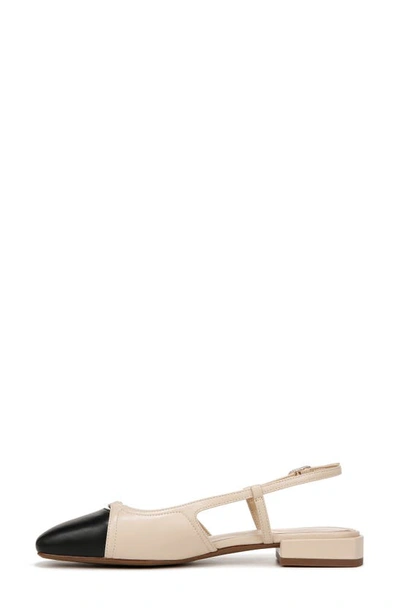 Shop Sam Edelman Kara 2 Slingback Flat In Summer Sand/ Black