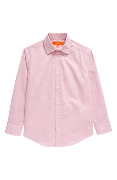 Shop Tallia Kids' Solid Dress Shirt In Pink