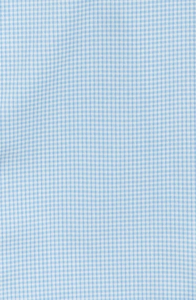 Shop Tallia Kids' Gingham Check Dress Shirt In Blue