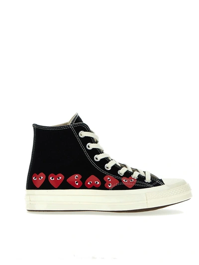 Shop Comme Des Garçons Play Comme Des Garçons Sneakers Play X Converse In Black