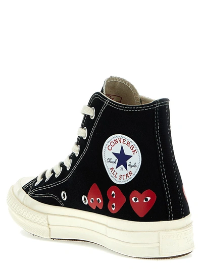 Shop Comme Des Garçons Play Comme Des Garçons Sneakers Play X Converse In Black