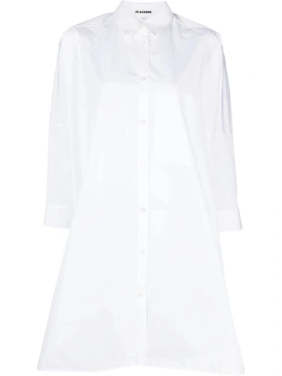 Shop Jil Sander Sunday Oversized Boxy Shirt Clothing In White