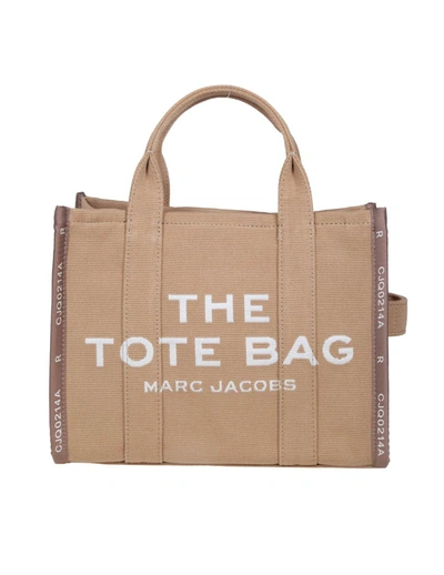 Shop Marc Jacobs Jacquard Handbag In Camel