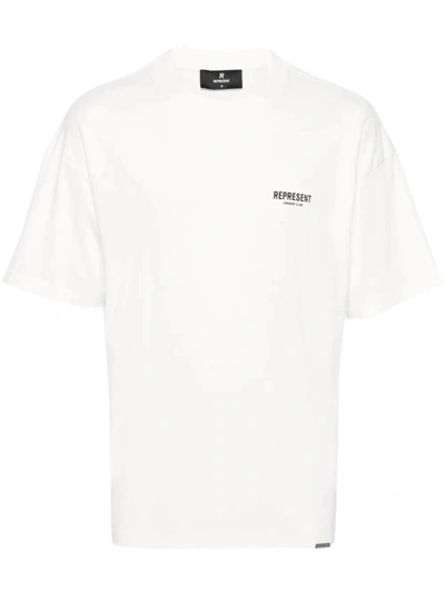 Shop Represent Owners Club T-shirt Clothing In White