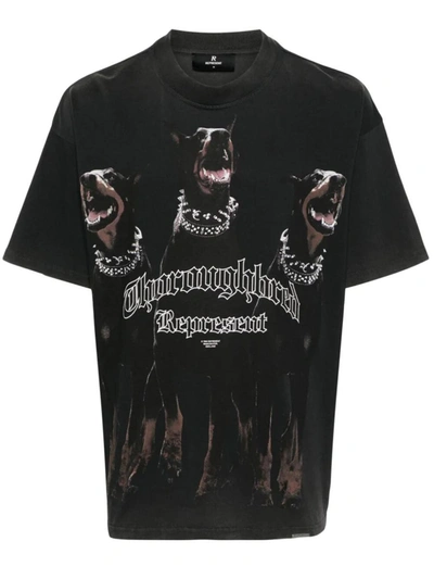 Shop Represent Thoroughbred T-shirt Clothing In Black