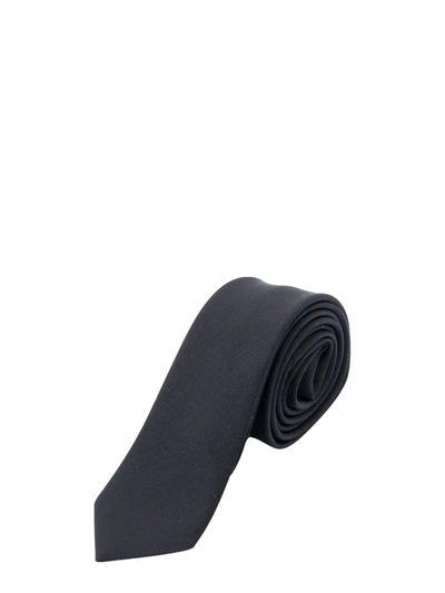 Shop Saint Laurent Tie In Black