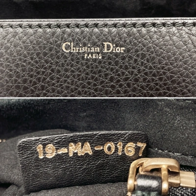 Shop Dior -- Black Leather Shopper Bag ()