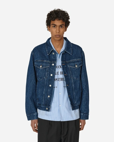 Shop Dries Van Noten Loose Fit Denim Jacket In Blue