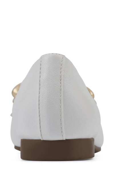 Shop Cliffs By White Mountain Bestow Bit Loafer In White/ Smooth