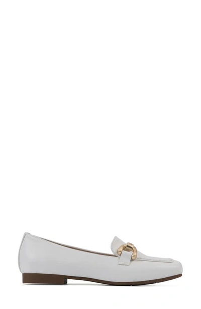 Shop Cliffs By White Mountain Bestow Bit Loafer In White/ Smooth