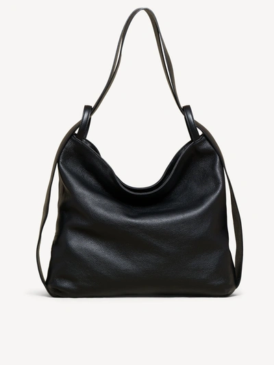 Shop M. Gemi The Laura Convertible Backpack In Black
