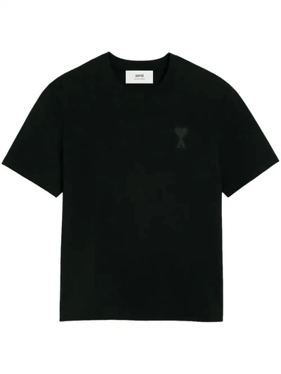 Shop Ami Alexandre Mattiussi Ami Paris Adc T-shirt Clothing In Black