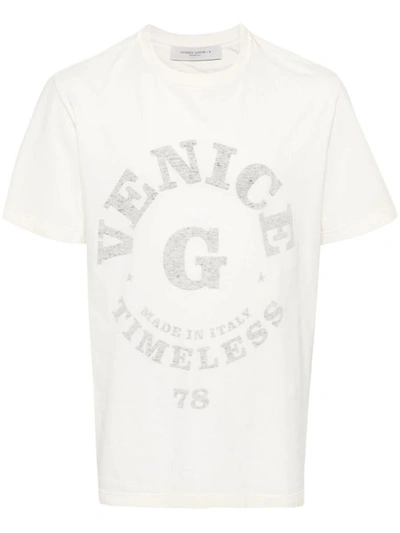 Shop Golden Goose Journey M`s Regular T-shirt Clothing In White