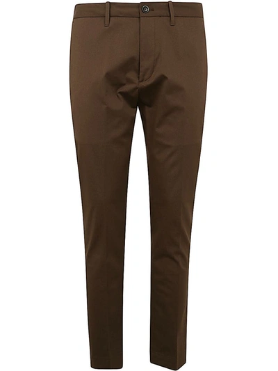 Shop Nine In The Morning Easy Chino Slim Trouser Clothing In Brown