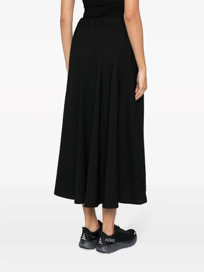Shop Yohji Yamamoto Regulation Women R-gusset Maxy Skirt In Black