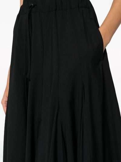 Shop Yohji Yamamoto Regulation Women R-gusset Maxy Skirt In Black