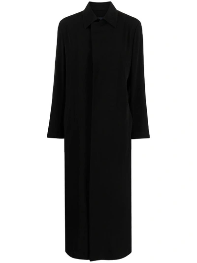 Shop Yohji Yamamoto Regulation Women R-double Placket Jacket In Black