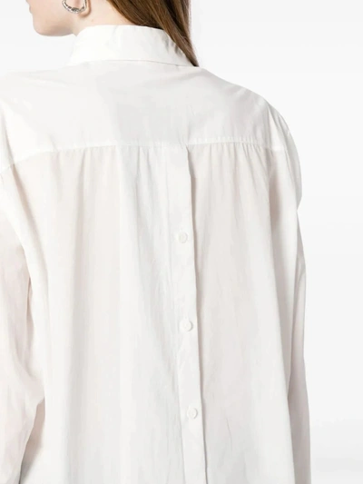 Shop Yohji Yamamoto Regulation Women R-layered F Blouse In Off White